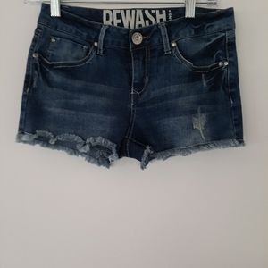 REWASH Brand Distressed Jean Shorts Size 3 (26)